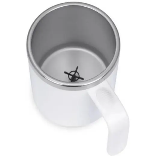 Caffe Hans Larsen Auto-Stirring Coffee Mug White Top